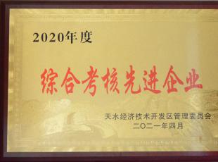 新澳门全年免费原料网荣获“2020年度综合考核先进企业”称号